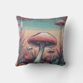 マッシュルームメドウD20 クッション (裏面)