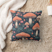 マッシュルームメドウD22 クッション (ブランケット)