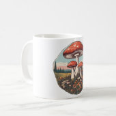 マッシュルームメドウD24 コーヒーマグカップ (正面左)