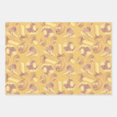 マッシュルームメドレー ラッピングペーパーシート (正面3)