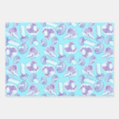 マッシュルームメドレー ラッピングペーパーシート (正面)