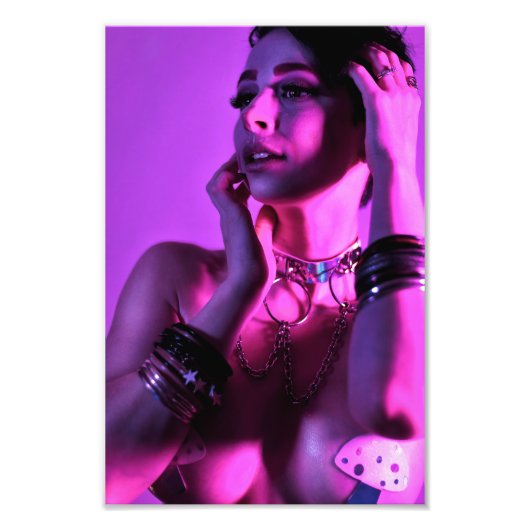 マッシュルームレイブガール フォトプリント            (正面)