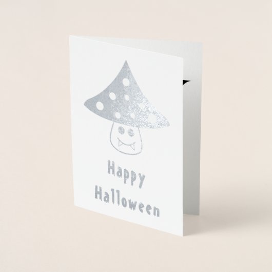 マッシュルームヴァンパイアフォイルハロウィンカード 箔カード (正面)