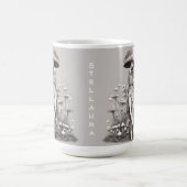 マッシュルームヴォーグレディ コーヒーマグカップ (中央)