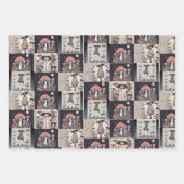 マッシュルームヴォーグレディ ラッピングペーパーシート (正面3)