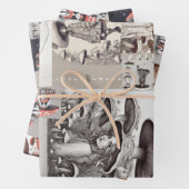 マッシュルームヴォーグレディ ラッピングペーパーシート (インサイチュ)