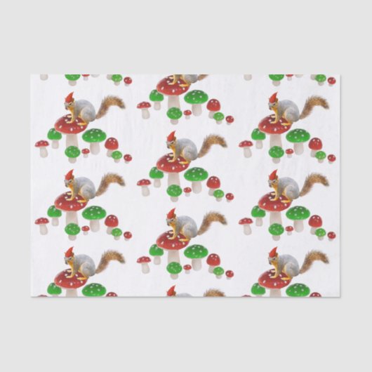 マッシュルーム付きリスティッシュペーパー 薄葉紙 (正面)