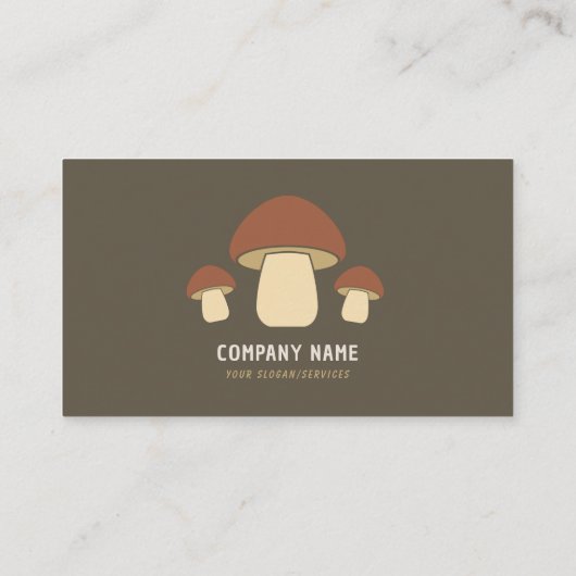 マッシュルーム名刺 名刺 (裏面)