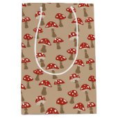 マッシュルーム抱き枕 ミディアムペーパーバッグ (正面)