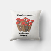 マッシュルーム植物赤キノコ クッション (裏面)