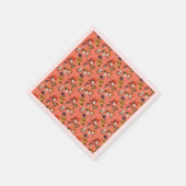 マッシュルーム紙カップ スタンダードカクテルナプキン (角)