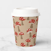 マッシュルーム紙カップ 紙コップ (裏面)