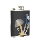 マッシュルーム自然環境ライフシルエットスタイル フラスク (右)