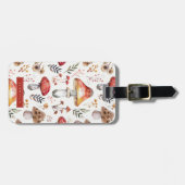 マッシュルーム荷物タグ ラゲッジタグ (正面横)