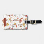 マッシュルーム荷物タグ ラゲッジタグ (正面横)