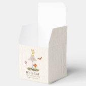 マッシュルーム蝶ウッドランドガールベビーシャワー フェイバーボックス (オープン)