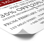 マッシュルーム農家広告ズ ポスター (角)