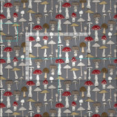 マッシュルーム鉄 ファブリック (タイル)