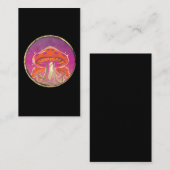 マッシュルーム銀河系サイケデリックグラフィック 名刺 (正面/裏面)