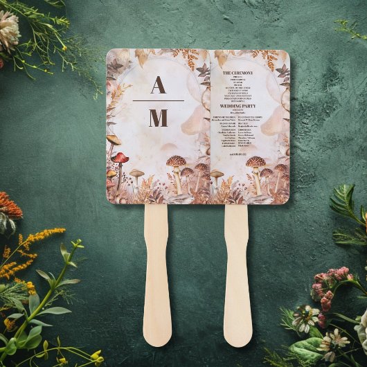 マッシュルーム魅惑された森結婚林 ハンドファン