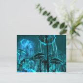 マッシュルーム・クラゲ ポストカード (スタンド正面)