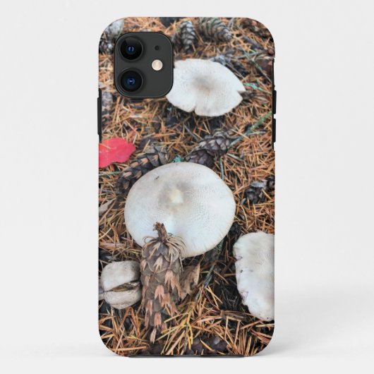 マッシュルーム&パインコーン Case-Mate iPhoneケース (裏面)