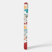 マッシュルーム&フローラミッドセンチュリーモダン名前をカスタムする Case-Mate iPhoneケース (裏面 / 右)