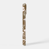 マッシュルーム・ブラウン iPhone 15ケース (右側面)