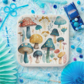 マッシュルーム ペーパープレート (パーティー)