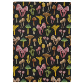 マッシュルーム、地衣類カラフル菌 クリップボード (裏面)