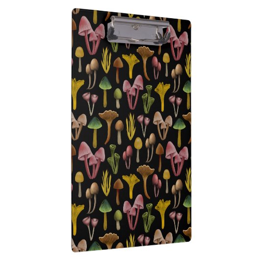 マッシュルーム、地衣類カラフル菌 クリップボード (右)