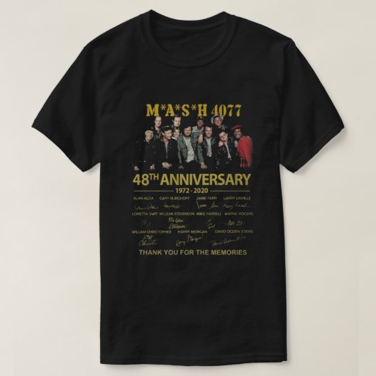 マッシュ4077 48周年 Tシャツ (デザイン正面)