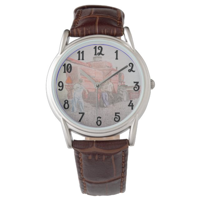 マッシーファーガソン300コンバイン時計 腕時計 (正面)