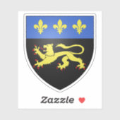 マッシー・エソンヌ・イル・ド・フランスの紋章 シール (シート)