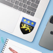 マッシー・エソンヌ・イル・ド・フランスの紋章 シール (ノートパソコンとiPhone)