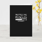 マッスルのインストール カード (黄色い花)