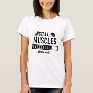 マッスルのインストール Tシャツ