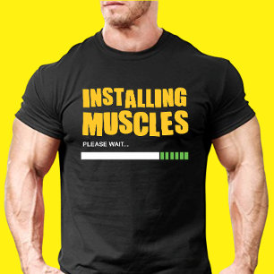 マッスルのインストール Tシャツ