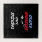 マッスルの作成ボディビルフィットネス やる気を起こさせる ジグソーパズル (横)