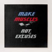 マッスルの作成ボディビルフィットネス やる気を起こさせる ジグソーパズル (縦)