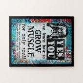 マッスルの拡張 – ビンおもしろいテージ広告 ジグソーパズル (横)