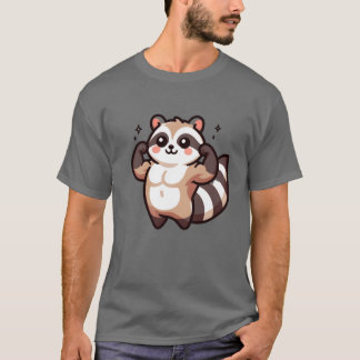 マッスルアニマルシリーズ アライグマ Tシャツ