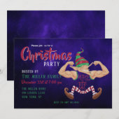 マッスルエルフ 招待状 (正面/裏面)