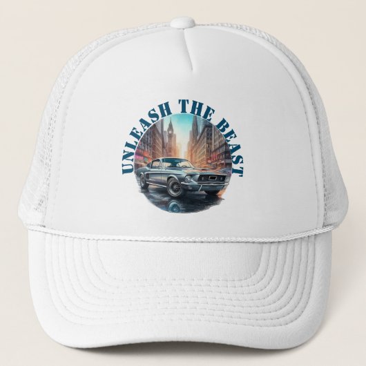 マッスルカーで獣を解放 キャップ (正面)