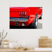 マッスルカーの背面 ポスター (キッチン)