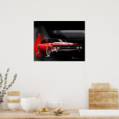 マッスルカーアイコン ポスター (キッチン)
