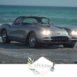 マッスルカーオンザディクページビーチ紙 薄葉紙