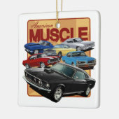 マッスルカーグループ セラミックオーナメント (左)