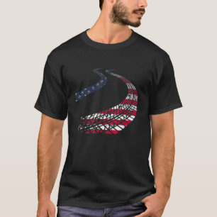 マッスルカーバーンアウトバーンゴム漂流通りRac Tシャツ