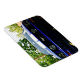 マッスルカーブルーフレキシブルマグネット マグネット (右側)